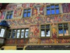 Freskomalereien am Haus zum Ritter von 1492 in Schaffhausen