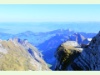 Blick vom Säntis ins Alpsteinmassiv