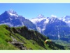 Mittelhorn und Schreckhorn von Grindelwald First aus